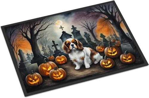Miniatura 14 de Caroline's Treasures DAC2011MAT - Felpudo de Halloween espeluznante con diseño de Beagle, de 18 x 27 pulgadas, para interiores y exteriores