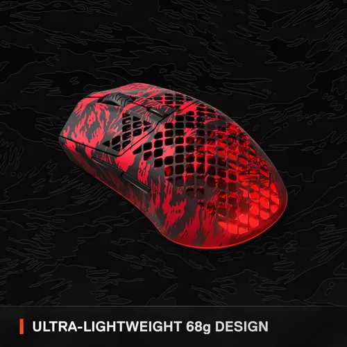 Miniatura 3 de SteelSeries Aerox 3 Wireless: Faze Clan Edition - Ratón Holey RGB para juegos - Sensor óptico TrueMove Air de 18K DPI - Diseño ultraligero