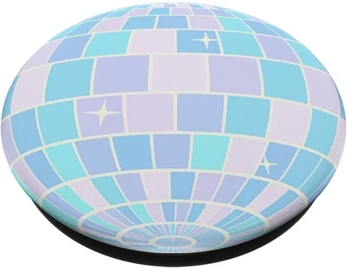 Miniatura 2 de PopSockets de bola de discoteca estética pastel danesa PopGrip intercambiable