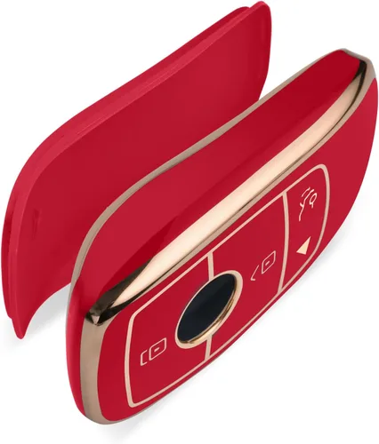 Miniatura 5 de ELOHEI Funda para llavero de Mercedes Benz, funda suave de alta calidad de protección completa de 360 grados, accesorios para Mercedes Benz E, S, C