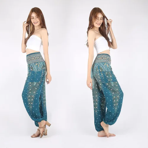 Miniatura 2 de Pantalones bohemios, pantalones harem, de yoga, para mujer, para la playa