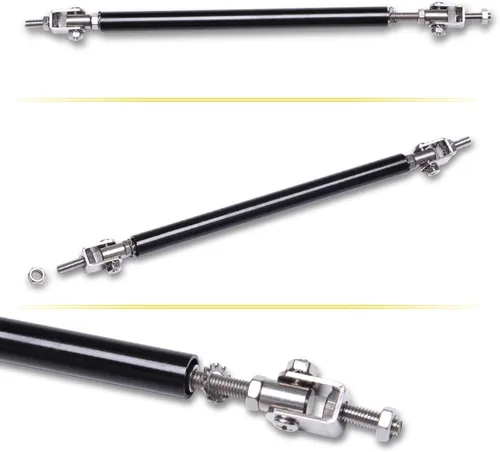 Miniatura 7 de 2 PCS Varillas Divisorias Ajustables, Varillas de Soporte del Labio Delantero de 8"-11" Barras de Soporte de Amarre Universal para Divisor de Negro