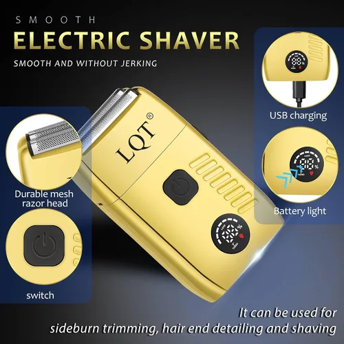 Miniatura 4 de Cortadora de pelo profesional y recortadora de barba para hombres, maquinilla de afeitar eléctrica y kit de aseo, cortapelos inalámbrica recargable
