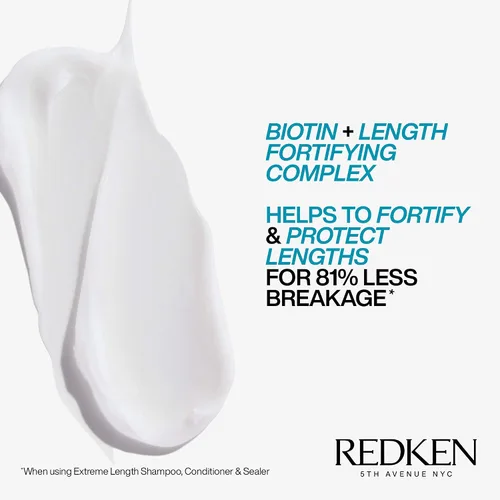 Miniatura 8 de Redken Extreme Length Biotin Shampoo For Longer Hair – Promotes Healthy Hair Growth, Strengthens Damaged Hair, Prevents Hair Breakage, Infused With