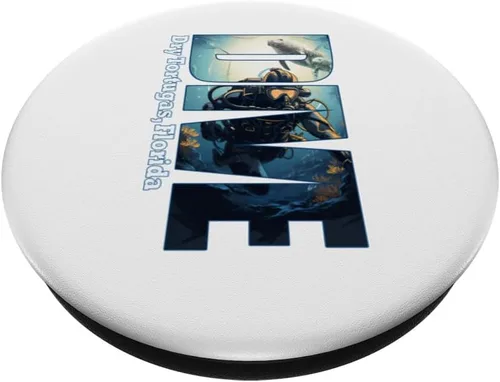 Miniatura 2 de DIVE Dry Tortugas Florida SCUBA Diving Snorkeling PopSockets Standard PopGrip