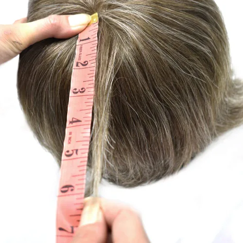 Miniatura 183 de Sistema de repuesto de cabello humano europeo con encaje frontal suizo para hombre, tupé para hombre, pieza de cabello, nudo blanqueado, línea #17