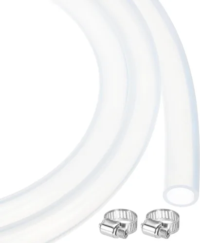 Miniatura 36 de MECCANIXITY 1 m de tubo de silicona transparente de goma de 1/4" ID 5/16" OD tubo de plástico manguera de aire flexible para elaboración de cerveza