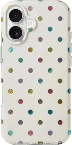 Miniatura 171 de Hython Funda para iPhone Air, diseño estético de lunares lindos, funda simple de 6.5 pulgadas, delgada, antiarañazos, parachoques de TPU suave, a