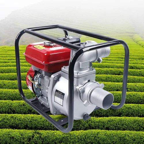 Miniatura 6 de Bomba de agua de gas, bomba de agua de gas semi-basura comercial de 3 pulgadas, 7.5 HP, entrada y salida de 3000 W, 60 M³/H, bomba de riego