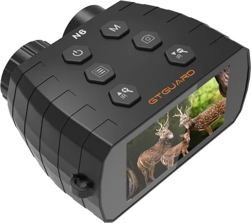 Miniatura 9 de Gafas de visión nocturna 4K, prismáticos de visión nocturna infrarroja para adultos, binoculares de pantalla grande HD pueden guardar fotos y videos