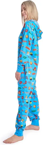 Miniatura 3 de Marvel Avengers Hulk Captain America Thor - Pijama de forro polar con cremallera para mujer para adultos