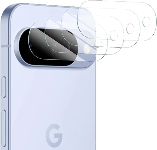 Miniatura 11 de Paquete de 4 protectores de lente de cámara para Google Pixel 6A, protector de pantalla de vidrio templado 9H, claridad HD, antiarañazos, sin