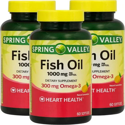 Miniatura 6 de Aceite de pescado Omega 3 de 1000 mg – 60 cápsulas blandas, suplementos de omega-3 para mujeres y hombres, aceite de pescado, ácido graso de aceite