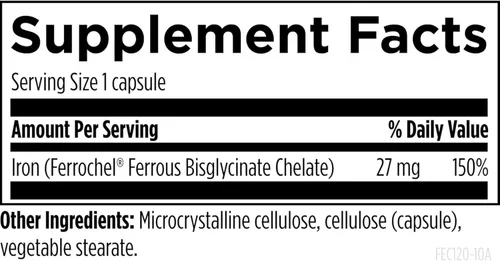 Miniatura 2 de Designs for Health Hierro – Vital para la producción de energía, salud inmune y cerebral, hierro quelado de ferrochel de alta absorción para mujeres