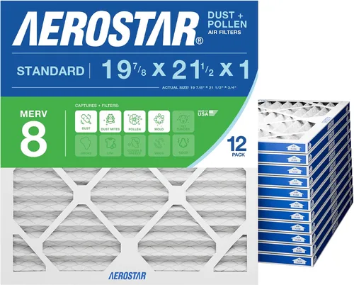 Miniatura 10 de Aerostar Multi - Filtro de aire de 1 pulgada para aire acondicionado y horno, Blanco