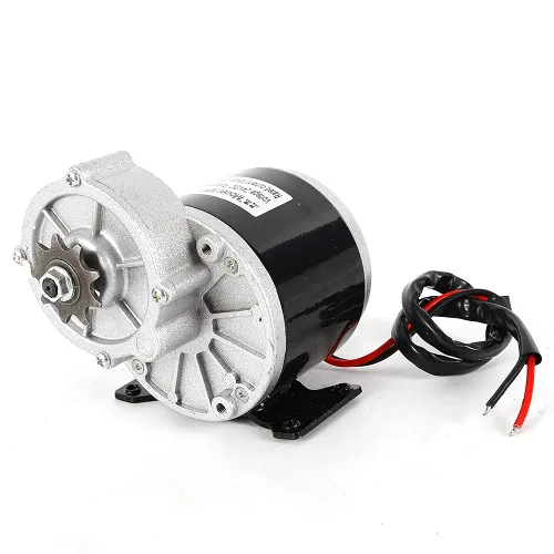 Miniatura 8 de Motor eléctrico de 24 V 350 W para bicicleta Scooter MY1016Z3 Reducción de engranajes con piñón de 9 dientes (24 V 350 W, 1)