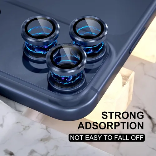 Miniatura 6 de Choiche Compatible para iPhone 17 Pro/iPhone 17 Pro Max Protector de Lente de Cámara, Protector de Pantalla de Cubierta de Cámara de Vidrio Templado