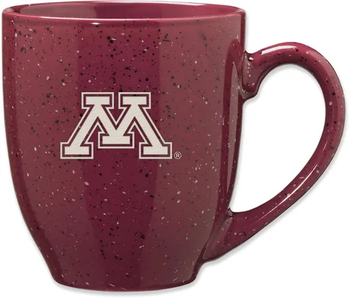 Miniatura 443 de Rico Industries NCAA Virginia Tech Hokies Maroon - Taza de café de cerámica grabada con láser, color del equipo, 16 onzas