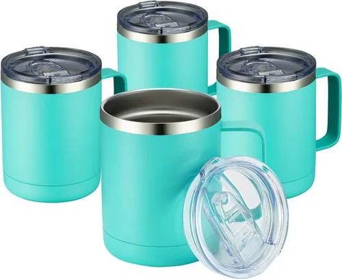 Miniatura 62 de MEWAY - Taza de café con asa, vaso térmico