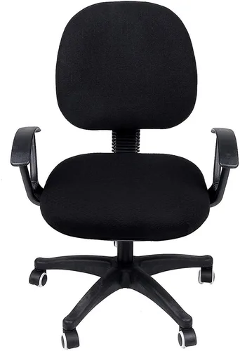 Miniatura 3 de Smiry - Fundas de asiento elásticas para silla de oficina con diseño jacquard, desmontables, lavables, antipolvo, protectores para cojines de silla