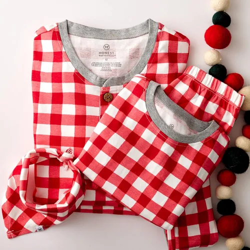 Miniatura 4 de HonestBaby - Pijama familiar navideña de algodón orgánico