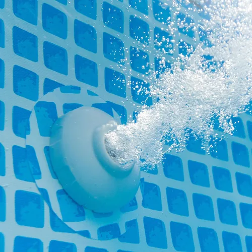 Miniatura 7 de Intex ZX100 Limpiador automático de piscina lateral a presión con 26679EG 2,150-GPH 16" Krystal Clear Salwater System y bomba de filtro de arena