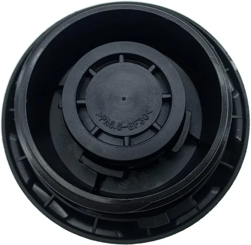 Miniatura 2 de Tapa de Cubierta del Depósito de Expansión del Radiador para VW Audi Skoda Seat Porsche, Negra, Anticongelante, 160KPa/23PSI, Reemplaza 2Q0121321A