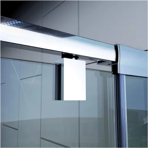 Miniatura 7 de DreamLine Flex SHDR-2234580-RT-01 - Cabina de ducha pivote sin marco de 34 1/2 pulgadas de profundidad x 56-60 pulgadas de ancho x 72 pulgadas