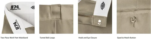 Miniatura 7 de Dickies - Pantalones de trabajo originales 874, para hombre