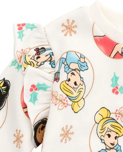 Miniatura 3 de Disney Conjunto de sudadera de vellón y pantalones deportivos para niñas, tallas de recién nacido a niño grande (recién nacido - 14-16)