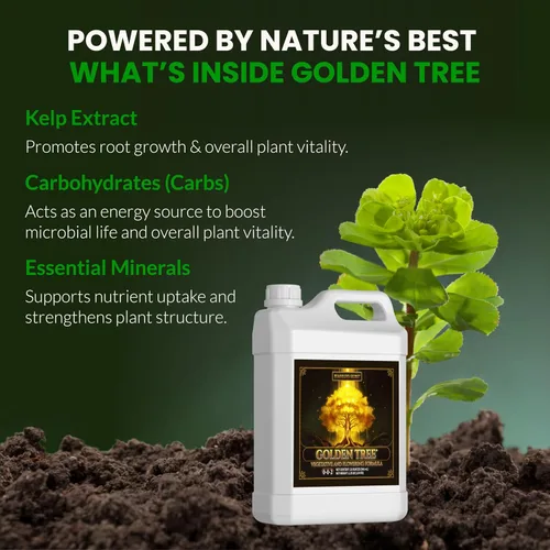 Miniatura 19 de Mejor alimento para plantas y árboles: Golden Tree de Humboldts Secret, crecimiento explosivo, incremento de la producción, recuperador de plantas