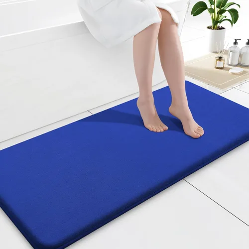 Miniatura 16 de Smiry Tapetes de Baño de Espuma Viscoelástica 36 x 24 pulgadas, Tapetes de Baño Extra Suaves y Absorbentes, Alfombra Antideslizante Lavable