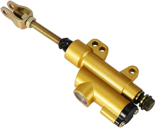 Cilindro maestro de freno trasero, Aluminio motocicleta Dirt Pit Quad Bike Sportbike ATV trasero freno de pie maestro bomba de cilindro hidráulico,