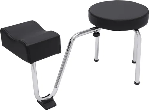 Silla de pedicura con reposapiés, altura ajustable, reposapiés, soporte para reposapiés, estación de manicura para uñas, spa, salón de belleza,