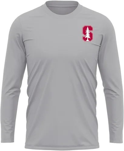 Miniatura 131 de Camisa deportiva de manga larga oficial de la NCAA Collegiate para hombre, con logotipo en el pecho izquierdo, colección Athletic Heather