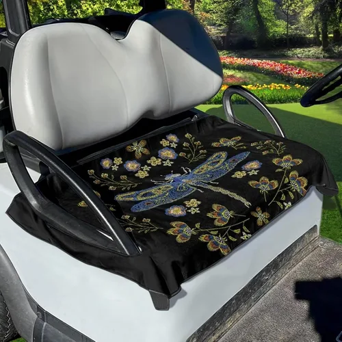 Miniatura 12 de Accesorios para carrito de golf, protector de toalla de asiento de carrito de golf, protector de toalla decorativo anti-caliente, para coche club