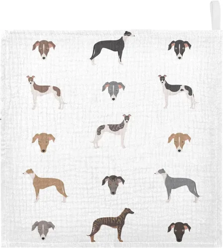 Miniatura 33 de Toallas de algodón para bebé, toallas de baño unisex para recién nacidos, toallitas naturales para piel delicada, 11.8 x 11.8 pulgadas, paquete de 5