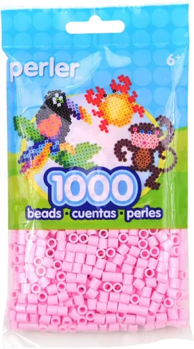 Miniatura 10 de Perler Cuentas fusibles para manualidades, 1000 unidades, gris claro, pequeño