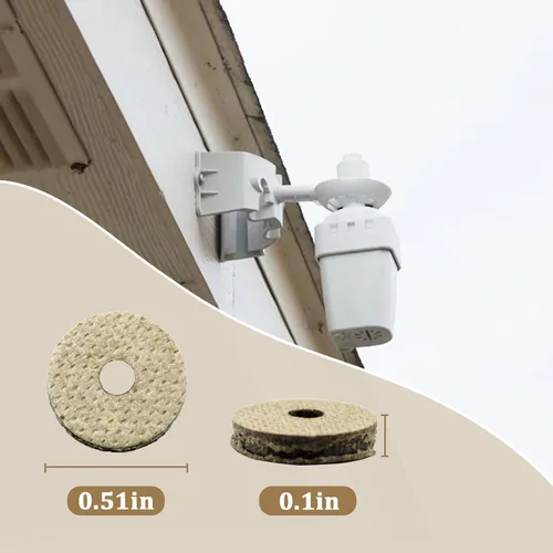 Miniatura 2 de Discos higroscópicos con sensor de lluvia para pájaros de lluvia RSD, WR2 inalámbrico (sensor de ganancia, discos higroscópicos, juego de 16)