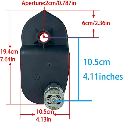 Miniatura 3 de Power Wheels 12V RS550 40000RPM de alta velocidad potente caja de cambios de motor actualización para niños paseo en Mltoys piezas de repuesto
