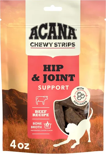 Miniatura 11 de ACANA Chewy Strips Golosinas para Perros de Ingredientes Limitados Receta de Salmón con Soporte para Piel, Pelaje y Digestivo Bolsa de 4oz