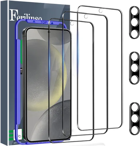 Miniatura 12 de Ferilinso Protector de pantalla de privacidad para iPhone 13 y iPhone 14, paquete de 2 protectores de pantalla de vidrio templado antiespía 9H