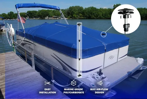 Miniatura 5 de Ventilación de Barco II - Negro - 4.5" An x 4.5" Pr x 2.5" Al - Instalación Rápida y Fácil