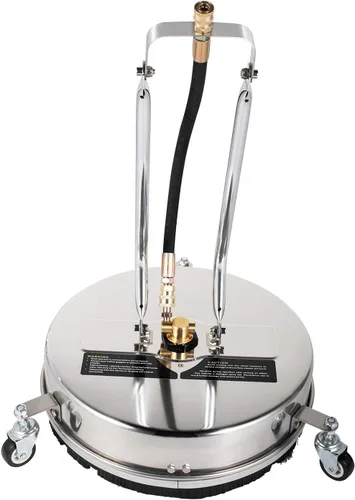 VEVOR Limpiador de superficies, 4000 PSI 16" Lavadora a presión con 1/4" QC para cubiertas, brazo giratorio doble de acero inoxidable