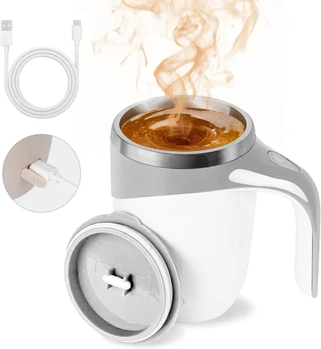 Miniatura 9 de Taza de café de agitación magnética automática, taza de café de agitación magnética rotativa para el hogar, la oficina, la mezcla de viaje, taza