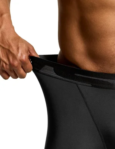Miniatura 8 de TSLA - Pantalones cortos deportivos de compresión para hombre, en paquete de 1 o 3unidades, mallas para correr de rendimiento deportivo, frescas