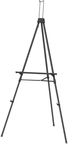 Miniatura 4 de Quartet Caballete, Aluminio, Servicio Pesado, Telescoping, 66" Max. Altura, Soporta 45 Lbs, Negro (56EX)