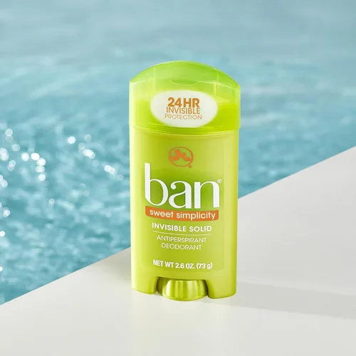 Miniatura 3 de Ban Desodorante antitranspirante invisible sólido para mujeres y hombres, protección contra el olor y el sudor de las axilas las 24 horas, Sweet