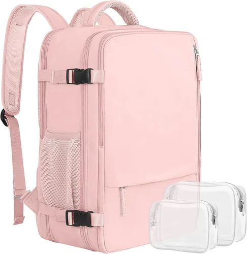 Miniatura 15 de Mochila de viaje Sinaliy para mujeres y hombres, Negro, Grande, Mochilas de viaje