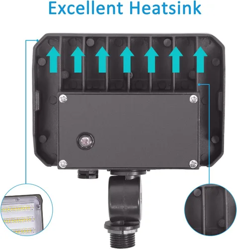 Miniatura 5 de Reflector LED de 30W con Articulación, Luminaria de Seguridad para Exteriores con Fotocélula del Atardecer al Amanecer 5000K 4,050lm